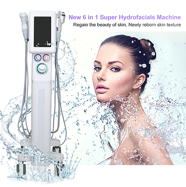 2023 Powerful suction hydrs facial water microdermabrasion skin deep cleaning hydrafaciasls machine oxygen mesotherapy gun RF lift face rejuvenation h