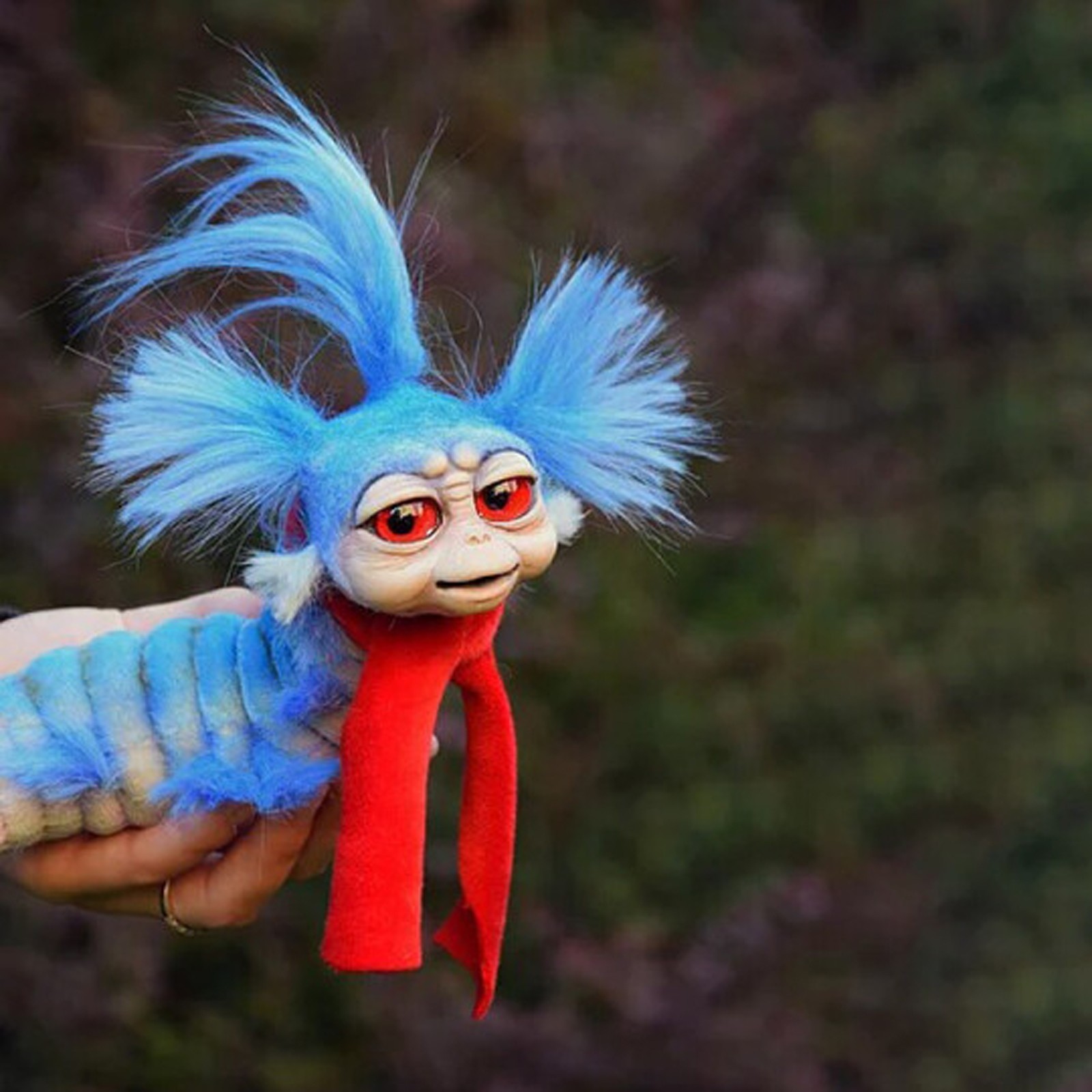 Garden Decorations Worm from Labyrinths 7.5inch Labyrinth The Worm Plushies Toys Handmade Worm Stuffed Toy Funny Present Plush Doll Funny Gifts#g3 230