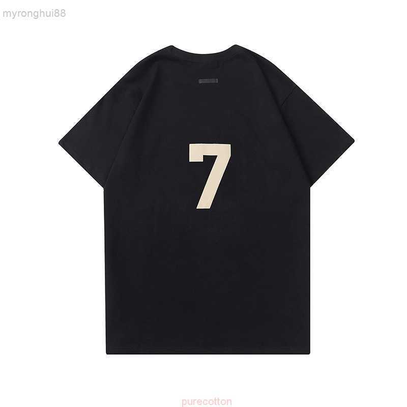 ESS Summer Fashion New God Fog Flocking Season Main Line Men's and Short Sleeve T-shirt DJKX, Black
ESS Summer Fashion New God Fog Flocking Season Main Line Men's and Short Sleeve T-shirt DJKX, Black