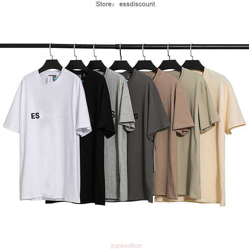 Double Thread Ess Mens T Shirt Three Dimensional Letter Short Sleeve T-shirt Fog European Loose Men's And Women's Base Shirts, Coffee
Double Thread Ess Mens T Shirt Three Dimensional Letter Short Sleeve T-shirt Fog European Loose Men's And Women's Base Shirts, Coffee
