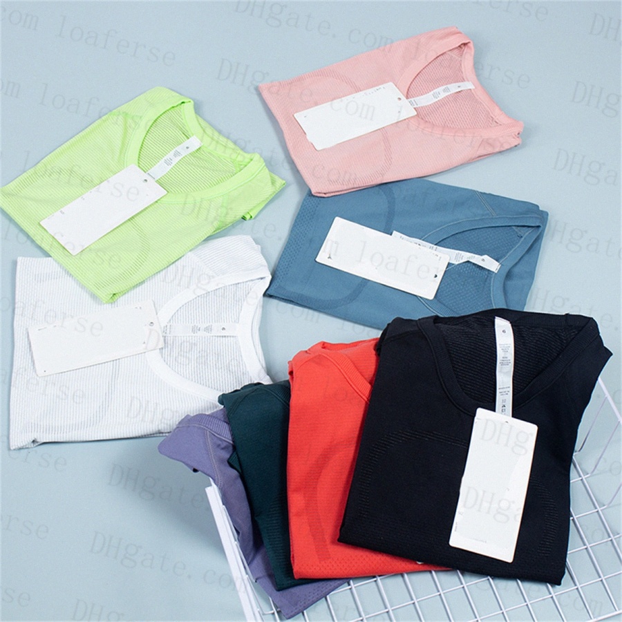 Lu-088 Women Yoga T-Shirts Women's T-Shirt High-Elastic Breathable Running Top Quick Drying Seamless Short Sleeve Sport-Cycling Gym Wear lu J9xT#, Yoga shirt 31
Lu-088 Women Yoga T-Shirts Women's T-Shirt High-Elastic Breathable Running Top Quick Drying Seamless Short Sleeve Sport-Cycling Gym Wear lu J9xT#, Yoga shirt 31