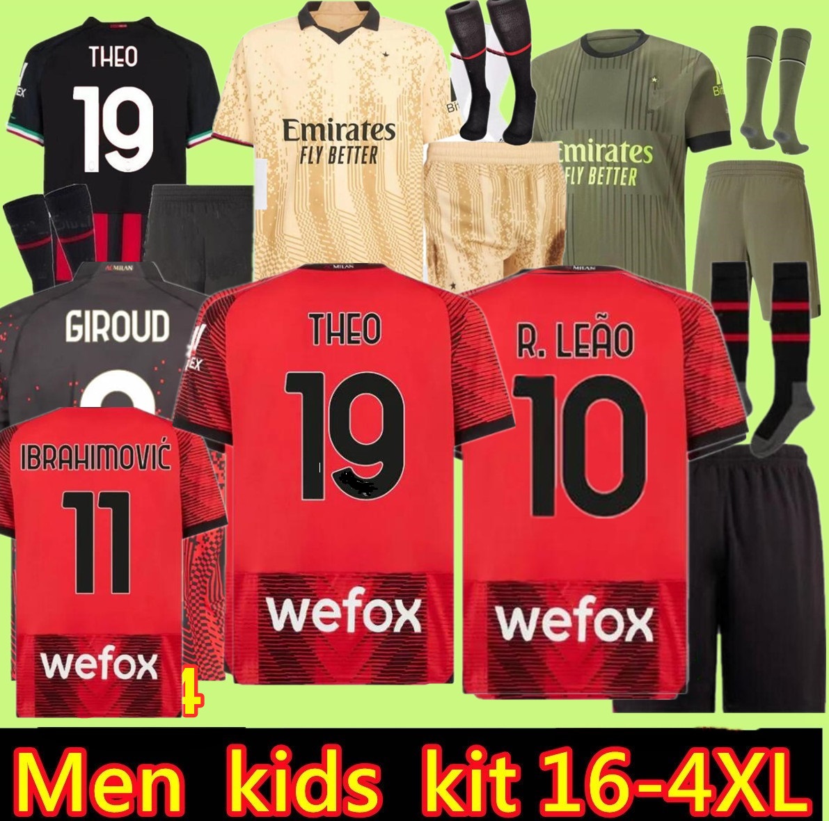AC 23 24 champions ac miLans Soccer jerseys 2023 2024 TOMORI GIROUD IBRAHIMOVIC third home TONALI PLAYER VERSION 4TH goalkeeper special brahim MEN kids football, Kit
AC 23 24 champions ac miLans Soccer jerseys 2023 2024 TOMORI GIROUD IBRAHIMOVIC third home TONALI PLAYER VERSION 4TH goalkeeper special brahim MEN kids football, Kit