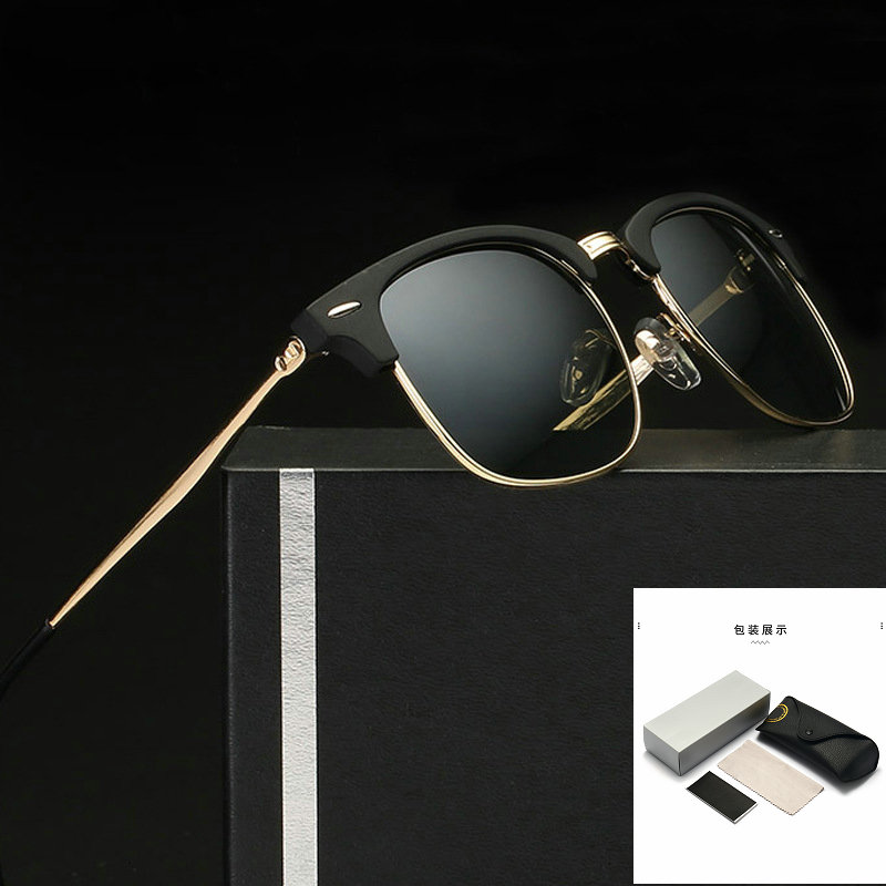 Blue Lens eyeglass Men Classic Brand Retro women 3016 Ray Designer Sunglasses Luxury Eyewear Pilot Sun Glasses UV Protection spectacles with box card cloth
Blue Lens eyeglass Men Classic Brand Retro women 3016 Ray Designer Sunglasses Luxury Eyewear Pilot Sun Glasses UV Protection spectacles with box card cloth