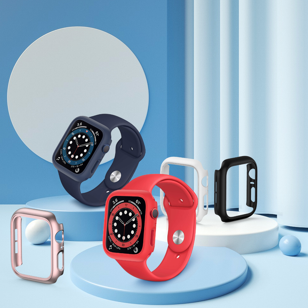 Matte Cover for Apple Watch 45mm 41mm 38mm 42mm 40mm 44mm Hard PC Bumper Protective Case Frame for iWatch SE 8 7 6 5 4 3 2 1 with retail box