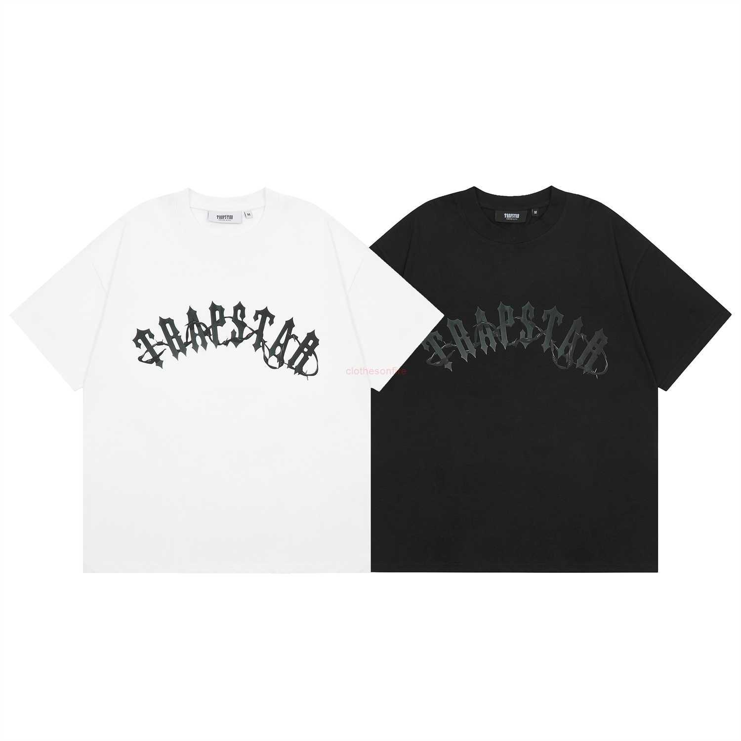 Designer Fashion Clothing Tees Tsihrts Shirts Trapstar Barbed Wire Arch Tee Dark Letter Print Mens Womens Loose Fashion Brand Short Sleeve Tshirt Rock Hip hop Cot 23, Black
Designer Fashion Clothing Tees Tsihrts Shirts Trapstar Barbed Wire Arch Tee Dark Letter Print Mens Womens Loose Fashion Brand Short Sleeve Tshirt Rock Hip hop Cot 23, Black