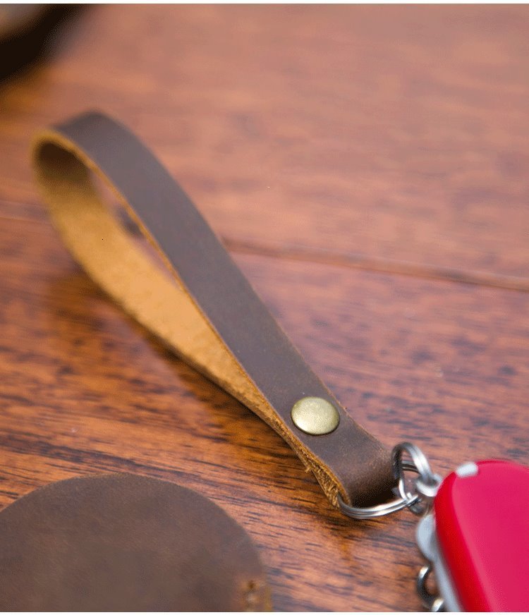 Climbing Ropes Hand-stitched Cowhide Leather Sleeve Knife Case Holster For Army Folding Tool Scabbard 58/84/91mm Password Wigo Slow Production 230617