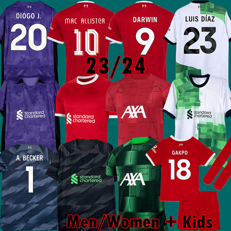 23 soccer jerseys ALLISTER GAKPO DARWIN #9 2023 Mohamed Luis DIaz #7 Alexander Arnold football kit tops shirts men kids uniform A.BECKER black goalkeeper t-shirts, Third player
23 soccer jerseys ALLISTER GAKPO DARWIN #9 2023 Mohamed Luis DIaz #7 Alexander Arnold football kit tops shirts men kids uniform A.BECKER black goalkeeper t-shirts, Third player