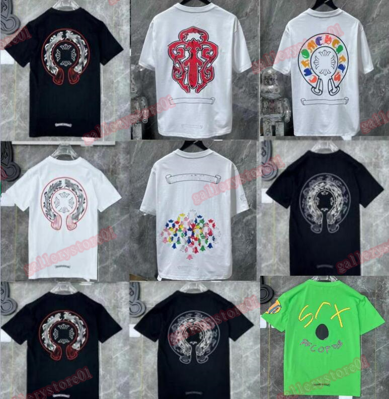 Men's T-shirts Luxury Classic Mens t Shirts Ch Brand Fashion Men Sanskrit T-shirt Horseshoe Heart Cross Designer Tshirts Man Hip Hop Chromes Tops White Green Pink 6tr, Cu11
Men's T-shirts Luxury Classic Mens t Shirts Ch Brand Fashion Men Sanskrit T-shirt Horseshoe Heart Cross Designer Tshirts Man Hip Hop Chromes Tops White Green Pink 6tr, Cu11
