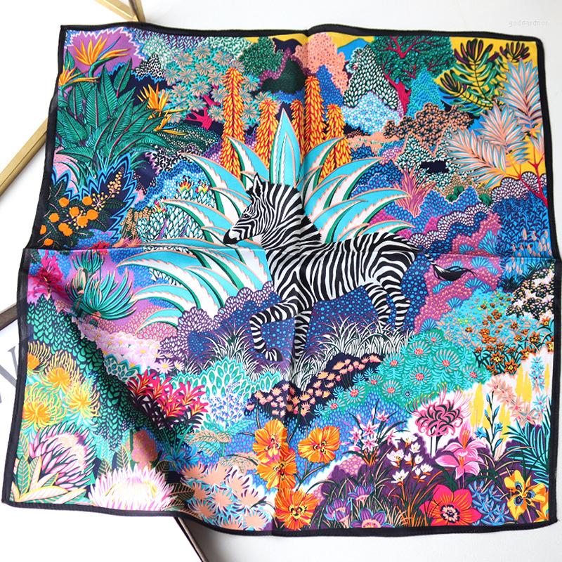 Scarves POBING Natural Silk Scarf Women Zebra Print Square Wraps Small Head Handkerchief Wholesale Hijabs 53x53CM
Scarves POBING Natural Silk Scarf Women Zebra Print Square Wraps Small Head Handkerchief Wholesale Hijabs 53x53CM
