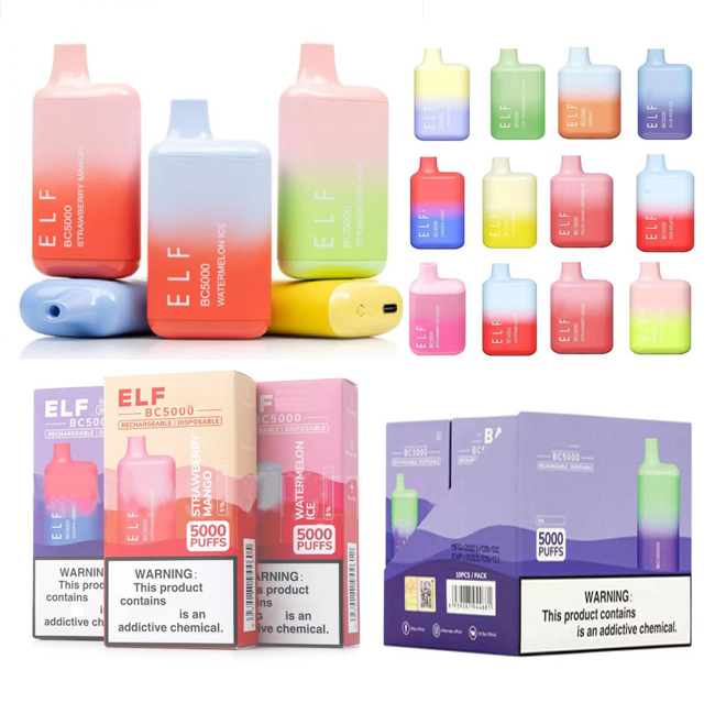 Authentic Code Elf BC5000 Disposable E cigarettes Puff 5000 puff Vape 5K Pen 13ml Dual Mesh Coil Cartridge Pods 650mAh Rechargeable Battery Vs Lost Marry Bar
Authentic Code Elf BC5000 Disposable E cigarettes Puff 5000 puff Vape 5K Pen 13ml Dual Mesh Coil Cartridge Pods 650mAh Rechargeable Battery Vs Lost Marry Bar