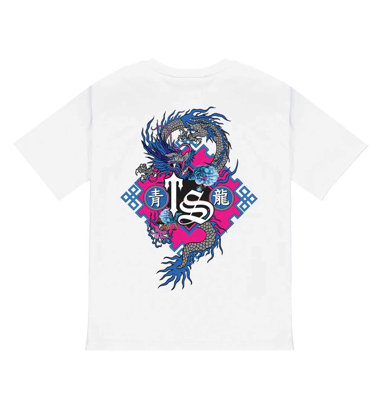 Designer Fashion Clothing Tees Tsihrts Shirts Trapstar Ancient Legend Tee Blue Dragon Print Short Sleeve T-shirt Rock Hip hop Cotton Streetwear Tops, Black
Designer Fashion Clothing Tees Tsihrts Shirts Trapstar Ancient Legend Tee Blue Dragon Print Short Sleeve T-shirt Rock Hip hop Cotton Streetwear Tops, Black