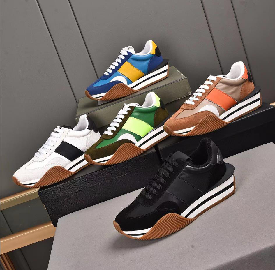 JAMES SNEAKER Designers Men Women SUEDE ECO-FRIENDLY MATERIAL JAGO SNEAKERS Fashion Return Leather High quality anti-slip Casual sports shoes Size 35-45