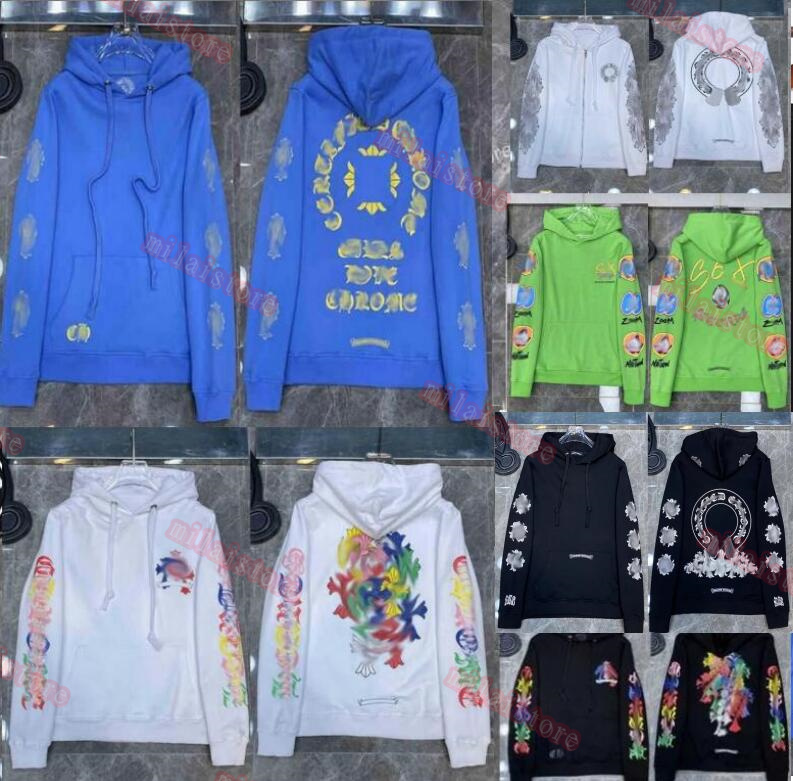 Classic Designer Fashion Hoodies Chromes Luxury Mens Zipper Ch Sweatshirts Horseshoe Heart Sanskrit Cross Print Pullover Hooded High Quality Sweater Women 7y1j, G1111
Classic Designer Fashion Hoodies Chromes Luxury Mens Zipper Ch Sweatshirts Horseshoe Heart Sanskrit Cross Print Pullover Hooded High Quality Sweater Women 7y1j, G1111