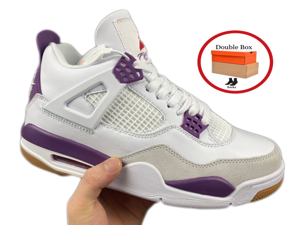 4 OG Fire Red 4s Jumpman 4 250 Ks Basketball Shoes University Blue high quality Original Sports Shoe training men shoes Size 40-47 Double Box, White lavender
4 OG Fire Red 4s Jumpman 4 250 Ks Basketball Shoes University Blue high quality Original Sports Shoe training men shoes Size 40-47 Double Box, White lavender