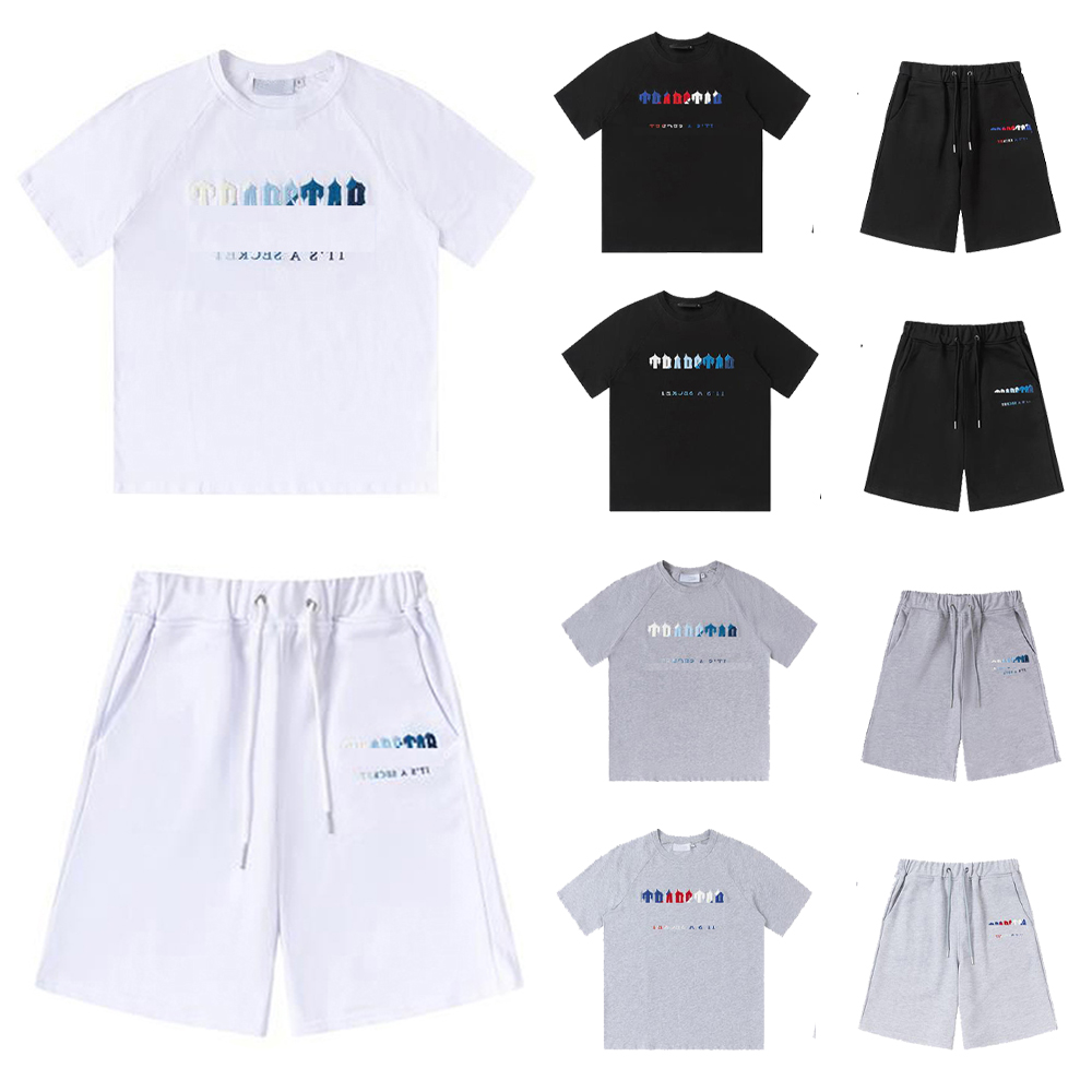 Men's t-shirts trapstar tracksuits designer embroidery letter luxury black white grey rainbow color summer sports fashion cotton cord top short sleeve size s m l xl
Men's t-shirts trapstar tracksuits designer embroidery letter luxury black white grey rainbow color summer sports fashion cotton cord top short sleeve size s m l xl