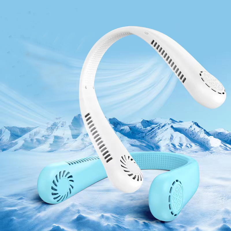 Portable Hanging Neck Fan USB Charging Silent Handheld Folding Fan Mini Leafless Fan Sports Fans Outdoor Summer Air Cooler with retail box
Portable Hanging Neck Fan USB Charging Silent Handheld Folding Fan Mini Leafless Fan Sports Fans Outdoor Summer Air Cooler with retail box