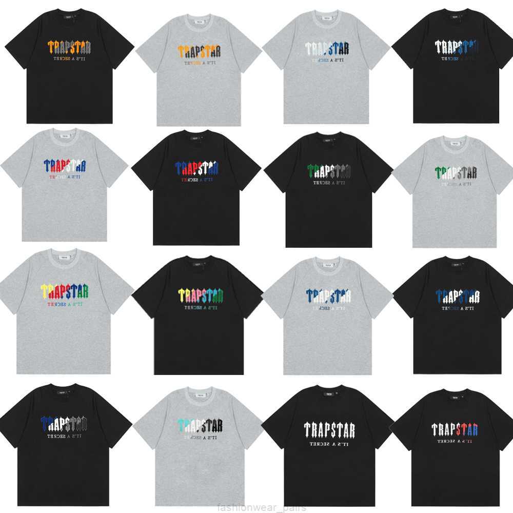 Designer Fashion Clothing Tees Tsihrts Shirts Trapstar Towel Letter Embroidery Loose Short Sleeve Casual Couple Round Neck Tshirt Simple High Street Fashion Rock H, 613 grey
Designer Fashion Clothing Tees Tsihrts Shirts Trapstar Towel Letter Embroidery Loose Short Sleeve Casual Couple Round Neck Tshirt Simple High Street Fashion Rock H, 613 grey