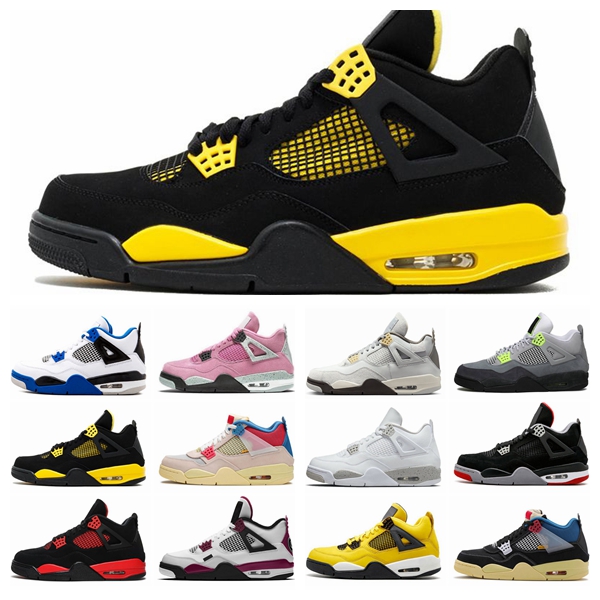 new Jumpman 4 4s Basketball Shoes for Men Women Sneakers blue Black Cat Thunder Military Sail White Oreo Bred Cactus Purple Metallic Fire seafoam Outdoor Sneakers, 43
new Jumpman 4 4s Basketball Shoes for Men Women Sneakers blue Black Cat Thunder Military Sail White Oreo Bred Cactus Purple Metallic Fire seafoam Outdoor Sneakers, 43