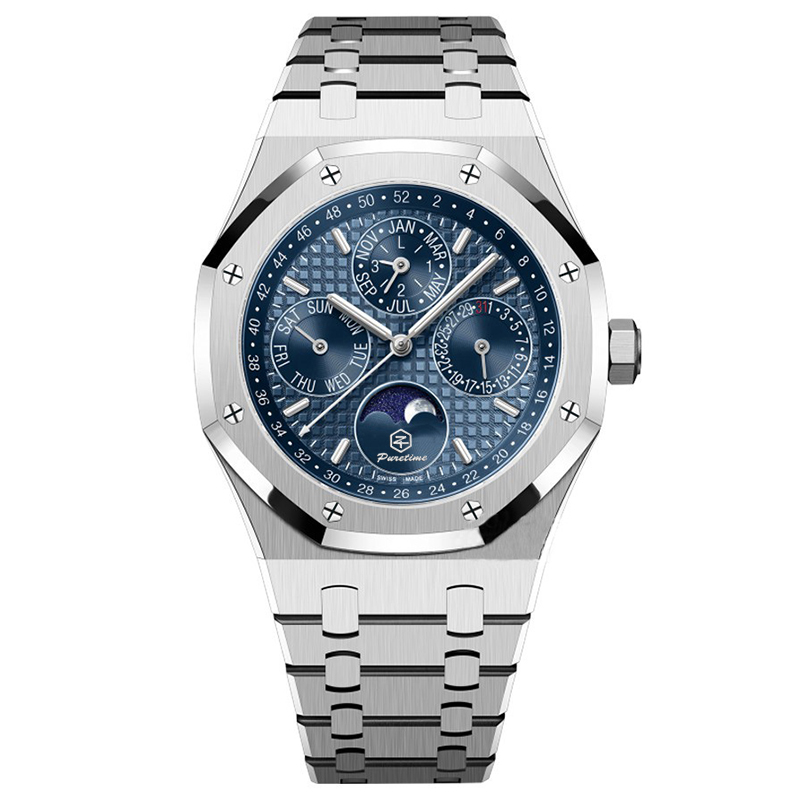 Designer Watch Man Watch Mens Wristwatch Perpetual Calendar Automatic Mechanical Wristwatches 316L Stainless Steel Sapphire Glass Orologio Di Lusso, Color 14
Designer Watch Man Watch Mens Wristwatch Perpetual Calendar Automatic Mechanical Wristwatches 316L Stainless Steel Sapphire Glass Orologio Di Lusso, Color 14