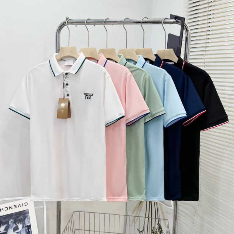 Burb mens polo shirt luxury brand short sleeved t shirt designer men's clothing Tb embroidery T-shirt summer cotton tee business button polos, No.2
Burb mens polo shirt luxury brand short sleeved t shirt designer men's clothing Tb embroidery T-shirt summer cotton tee business button polos, No.2