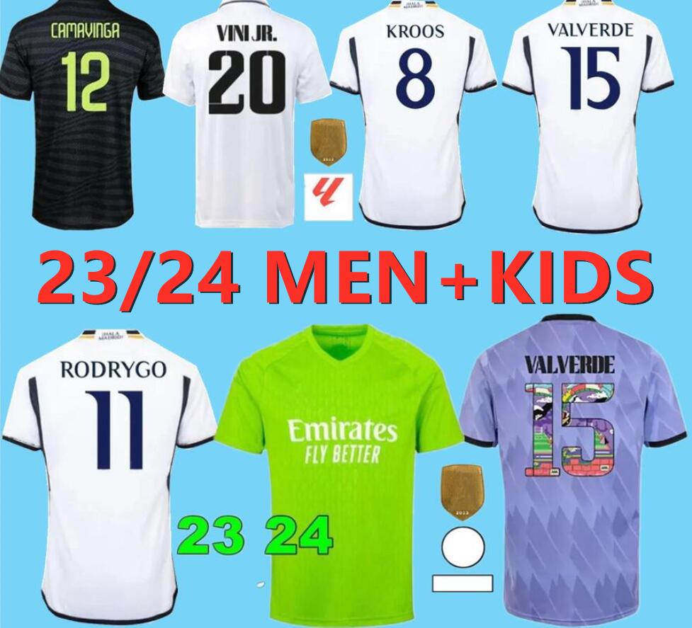 23 FANS Player Soccer Jerseys RODRGO Camiseta Football Jerseys VINI JR CAMAVINGA TCHOUAMENI Football Shirt Kids Real Madrids Camiseta De Futbol Bellingham 2023 8, 22/23
23 FANS Player Soccer Jerseys RODRGO Camiseta Football Jerseys VINI JR CAMAVINGA TCHOUAMENI Football Shirt Kids Real Madrids Camiseta De Futbol Bellingham 2023 8, 22/23