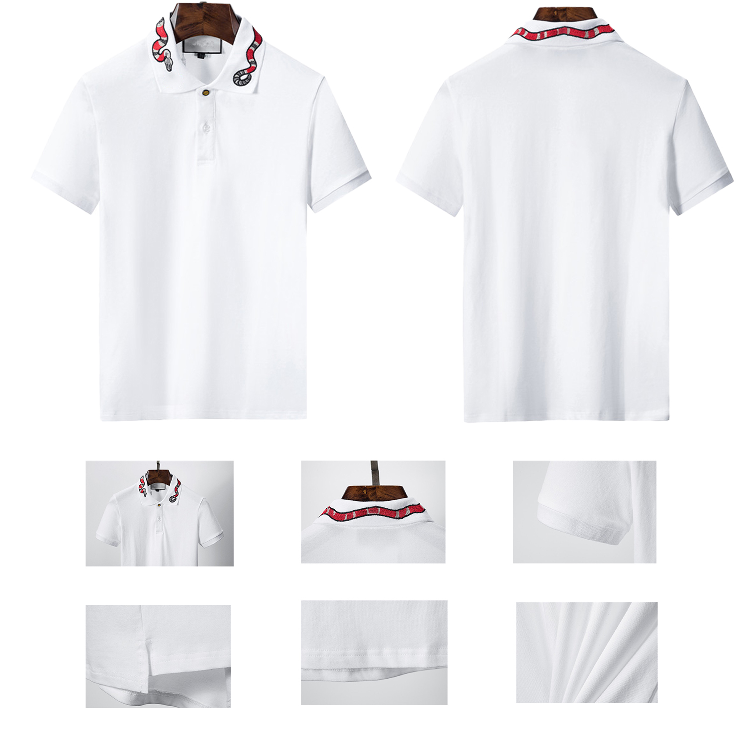 2023 Summer Menswear Designer Short Sleeve Polo Shirt Snake Embroidered Letter Fashion Lapel Short Sleeve T-Shirt Men's Fashion Luxury Clothing Men's Asian Size M-3XL, 01
2023 Summer Menswear Designer Short Sleeve Polo Shirt Snake Embroidered Letter Fashion Lapel Short Sleeve T-Shirt Men's Fashion Luxury Clothing Men's Asian Size M-3XL, 01