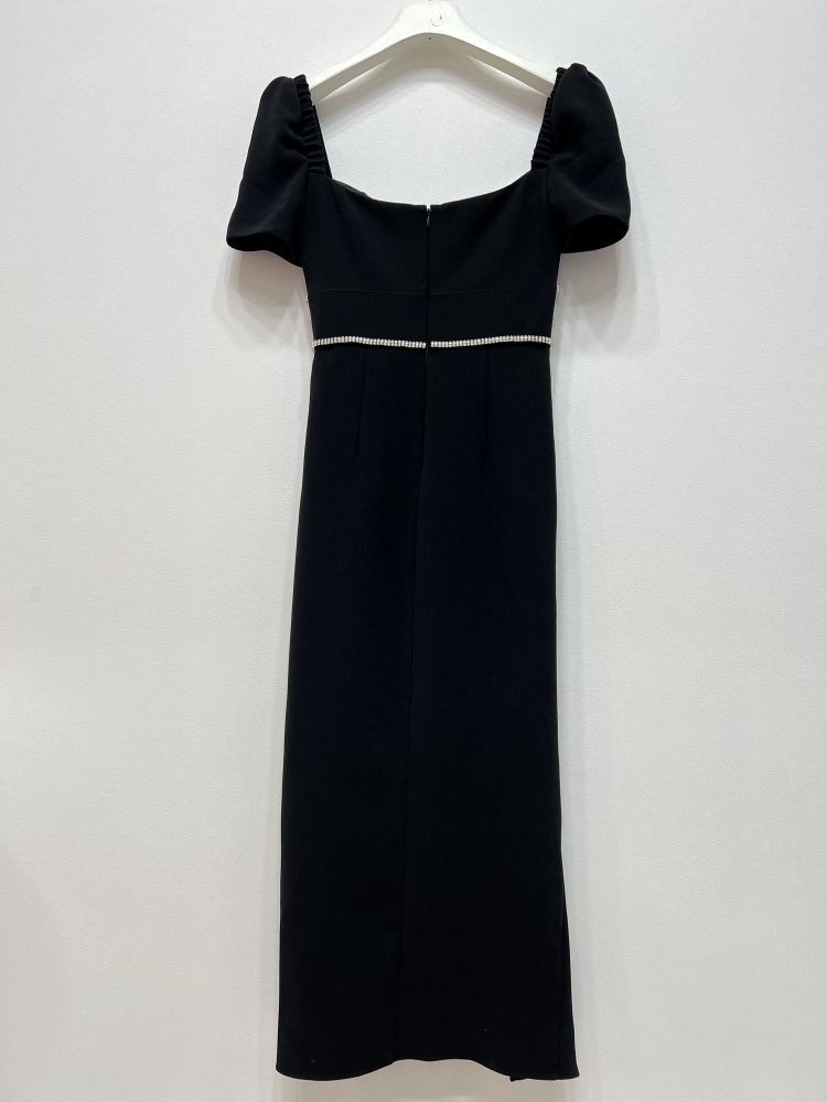 Casual Dresses S-elf- portrait Black Midi Dress