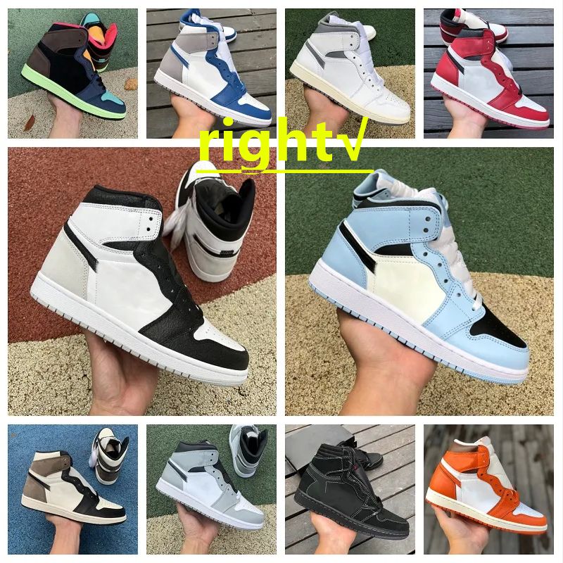 Mens Women 1 High Retro Basketball Shoes Jumpman Starfish Chicago Lost Found University Blue Bleached Coral Tan Gum Linen Smoke Grey Sneakers 1s Designer shoes, G040
Mens Women 1 High Retro Basketball Shoes Jumpman Starfish Chicago Lost Found University Blue Bleached Coral Tan Gum Linen Smoke Grey Sneakers 1s Designer shoes, G040