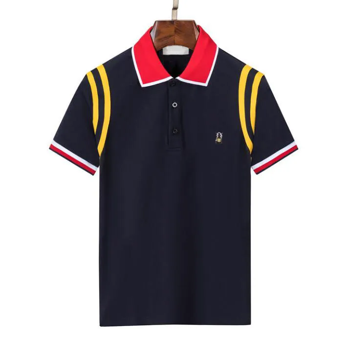 2023 Men's Fashion Summer Short Sleeve New Polo Neck Slim Fit Letter Printing Embroidery High Quality Cotton Polo Shirt, 14
2023 Men's Fashion Summer Short Sleeve New Polo Neck Slim Fit Letter Printing Embroidery High Quality Cotton Polo Shirt, 14