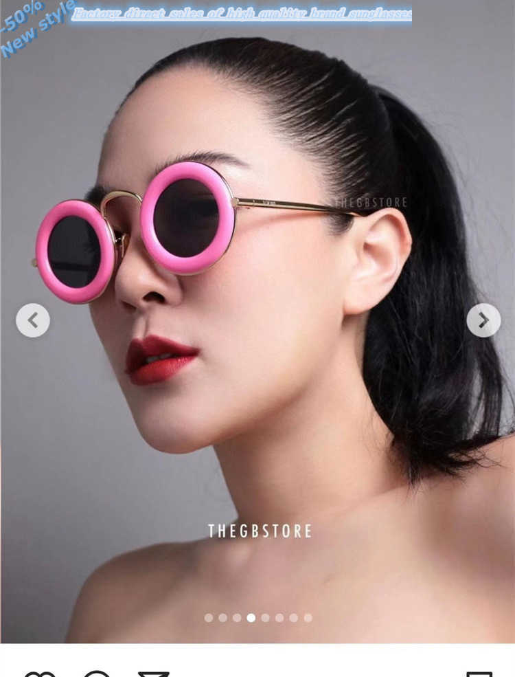 Luxury Brands Design Sunglasses 2023 New Luojia Sunglass Ins Blogger's Same Round Frame
Luxury Brands Design Sunglasses 2023 New Luojia Sunglass Ins Blogger's Same Round Frame