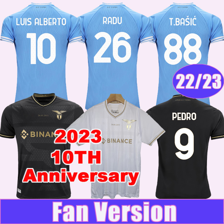 2023 Lazio Mens Soccer Jerseys 10th Anniversary 22 23 IMMOBILE SERGEJ LUIS ALBERTO MARUSIC LAZZARI ZACCAGNI F. ANDERSON Home Football Shirts, Qm11068 22 23 home no patch
2023 Lazio Mens Soccer Jerseys 10th Anniversary 22 23 IMMOBILE SERGEJ LUIS ALBERTO MARUSIC LAZZARI ZACCAGNI F. ANDERSON Home Football Shirts, Qm11068 22 23 home no patch