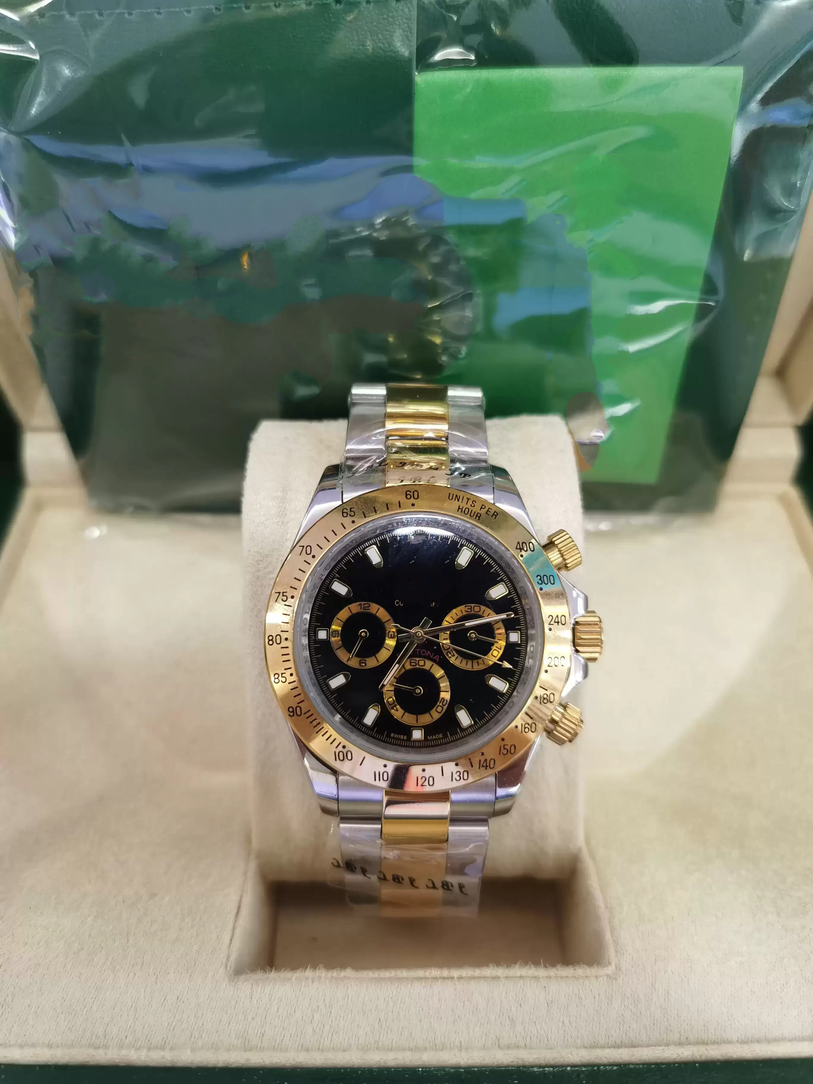 With original box High Quality Watch 40mm 116503 116509 116519 116523 Sapphire 18K Yellow Gold No Chronograph Mechanical Automatic Mens Watches