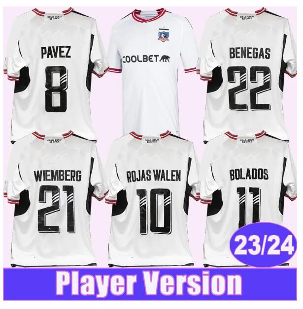 2324 Colo Colo Player Version Mens Soccer Jerseys BOLADOS PAVEZ PALACIOS GIL FUENTES CASTILLO FALCON Home White Football Shirts Short Sleeve Uniforms, 22/23
2324 Colo Colo Player Version Mens Soccer Jerseys BOLADOS PAVEZ PALACIOS GIL FUENTES CASTILLO FALCON Home White Football Shirts Short Sleeve Uniforms, 22/23