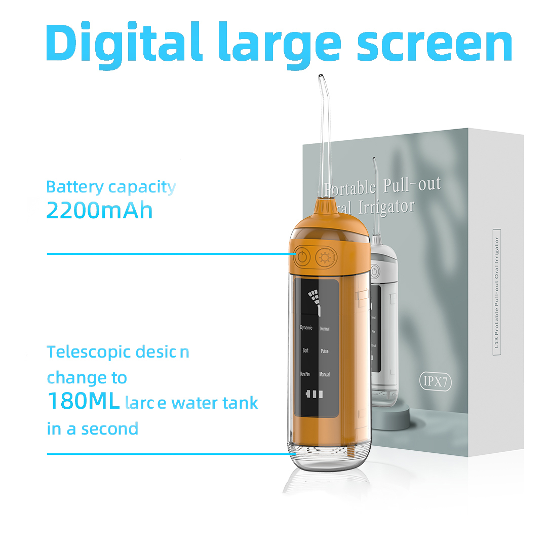 Other Oral Hygiene Oral Irrigator Protable Water Flosser Teeth Whitening Dental Jet Pick Mouth Washing Machine Pulse Dentistry Tools Cleaner USB 23061