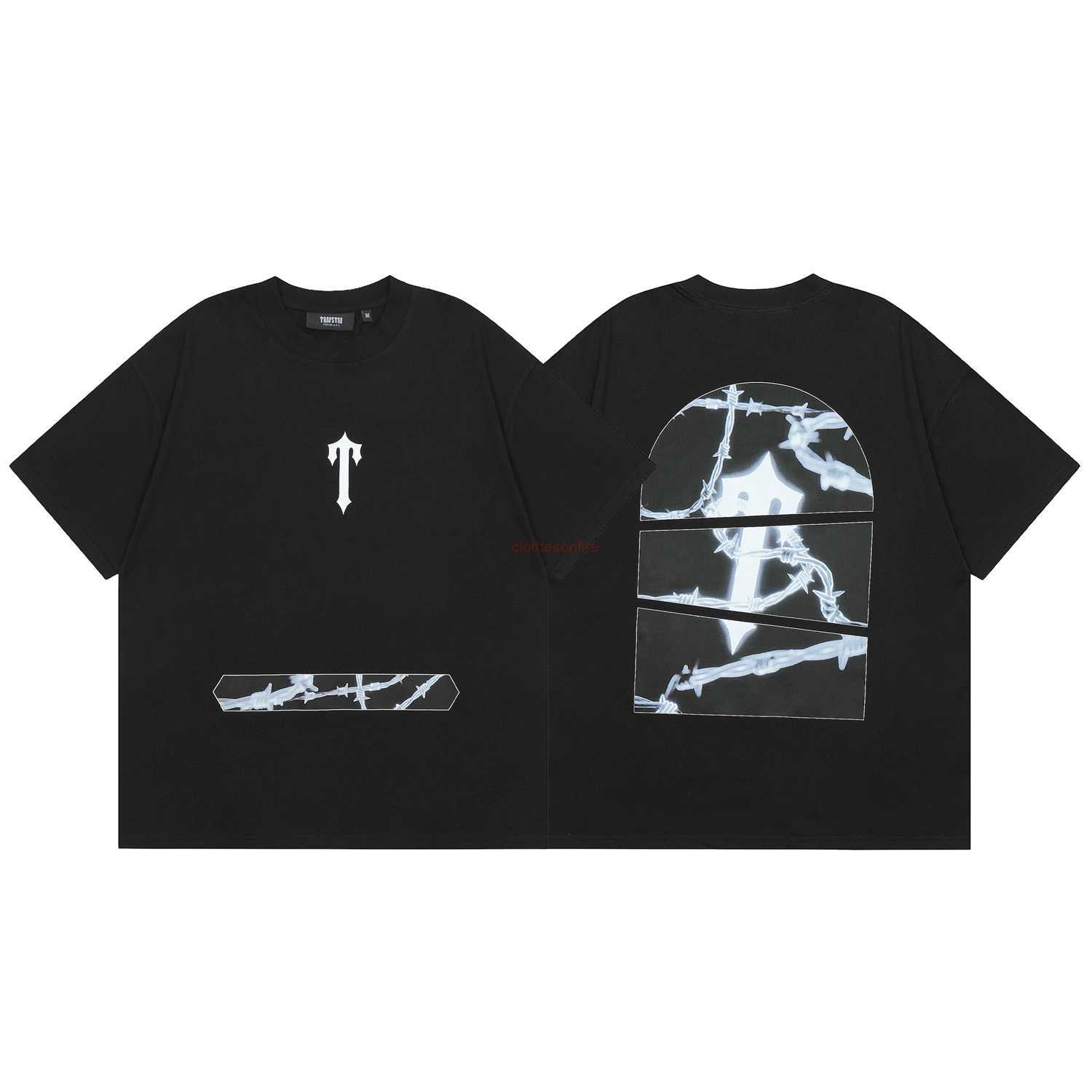 Designer Fashion Clothing Tees Tsihrts Shirts Trapstar Barbed Wire Aow Tee Summer New Loose Casual Mens Womens Pure Cotton Short Sleeve Tshirt Rock Hip hop Cotton S, Black
Designer Fashion Clothing Tees Tsihrts Shirts Trapstar Barbed Wire Aow Tee Summer New Loose Casual Mens Womens Pure Cotton Short Sleeve Tshirt Rock Hip hop Cotton S, Black