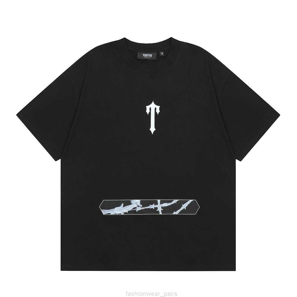 Designer Fashion Clothing Tees Tsihrts Shirts Trapstar Barbed Wire Aow Tee Summer New Loose Casual Mens Womens Pure Cotton Short Sleeve Tshirt Rock Hip hop Cotton Str, Black
Designer Fashion Clothing Tees Tsihrts Shirts Trapstar Barbed Wire Aow Tee Summer New Loose Casual Mens Womens Pure Cotton Short Sleeve Tshirt Rock Hip hop Cotton Str, Black