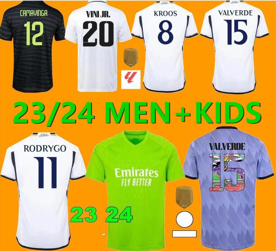 23 24 FANS Player Soccer Jerseys RODRGO Camiseta Football Jerseys VINI JR CAMAVINGA TCHOUAMENI Football Shirt Kids Real Madrids Camiseta De Futbol Bellingham 2023 6, 22/23
23 24 FANS Player Soccer Jerseys RODRGO Camiseta Football Jerseys VINI JR CAMAVINGA TCHOUAMENI Football Shirt Kids Real Madrids Camiseta De Futbol Bellingham 2023 6, 22/23