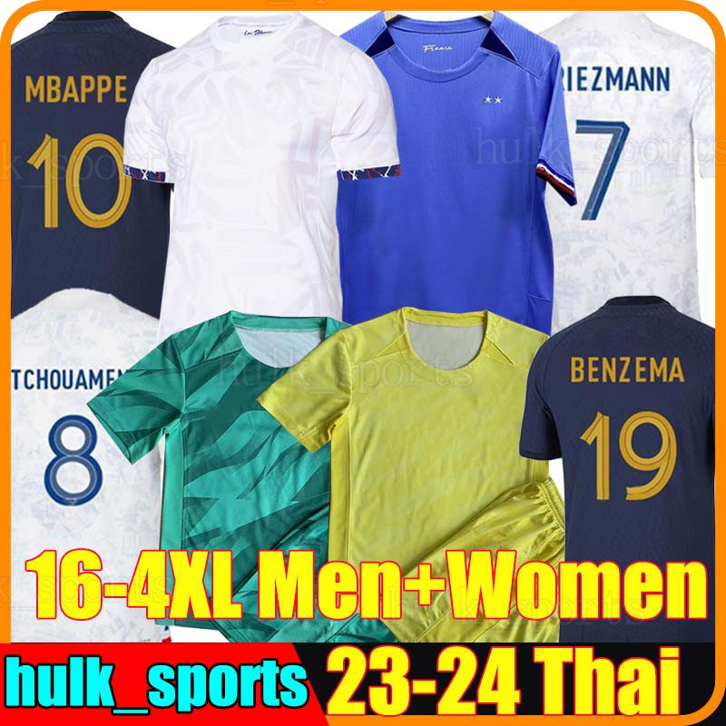 4XL 23/24 BENZEMA French soccer jerseys MBAPPE GRIEZMANN GUENDOUZI Men Women Kids TCHOUAMENI GIROUD shirts Maillots de football shirt goalkeeper, Faguo 23-24 away
4XL 23/24 BENZEMA French soccer jerseys MBAPPE GRIEZMANN GUENDOUZI Men Women Kids TCHOUAMENI GIROUD shirts Maillots de football shirt goalkeeper, Faguo 23-24 away