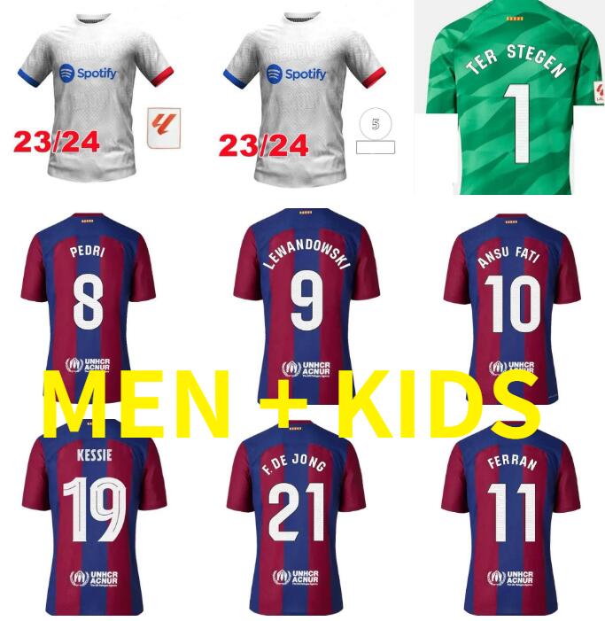 Lewandowski soccer jerseys Drake Peso Pluma KESSIE Raphinha PEDRI campions bArcElOnAs 23 24 Camisetas de ANSU FATI 2023 2024 kit shirt men kids Kounde Rosalia home, 22/23
Lewandowski soccer jerseys Drake Peso Pluma KESSIE Raphinha PEDRI campions bArcElOnAs 23 24 Camisetas de ANSU FATI 2023 2024 kit shirt men kids Kounde Rosalia home, 22/23