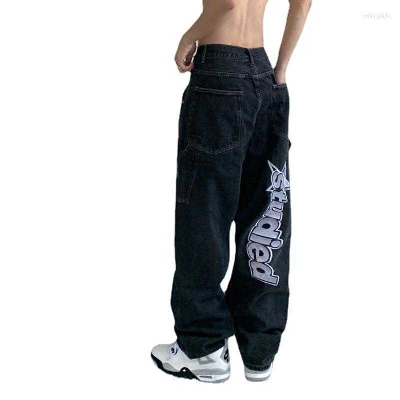 Men' Jeans Retro American Y2k Solid Color Men' Head Print Trend In And Women' Large Size Straight Loose, Black
Men' Jeans Retro American Y2k Solid Color Men' Head Print Trend In And Women' Large Size Straight Loose, Black