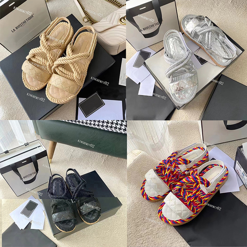 Designer Sandals Blade Sandal Women Shoes Hemp Rope Woven Metal Chain Slides Platform Slippers Elegant Simple Material Flat Slipper, 15
Designer Sandals Blade Sandal Women Shoes Hemp Rope Woven Metal Chain Slides Platform Slippers Elegant Simple Material Flat Slipper, 15