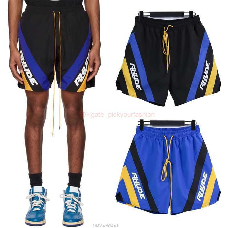 Designer Short Fashion Casual Clothing Beach shorts Trendy Rhude Mens Printed Letter Printing Side Contrast Sports Pants Summer Loose Casual Shorts Joggers Sports, Black
Designer Short Fashion Casual Clothing Beach shorts Trendy Rhude Mens Printed Letter Printing Side Contrast Sports Pants Summer Loose Casual Shorts Joggers Sports, Black