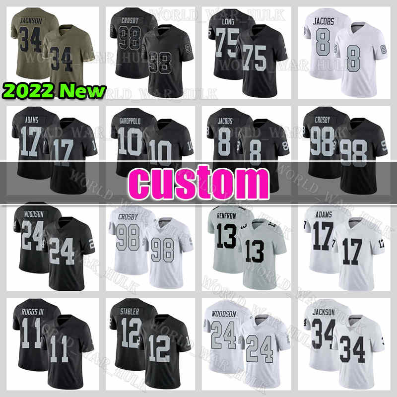 Davante Adams Josh Jacobs Jersey Jimmy Garoppolo Football Hunter Renfrow Jakobi Meyers Aidan O'Connell Maxx Crosby Chandler Jones Las Vegas Raiders Charles Woodson, Youth custom jersey(t x)+patch
Davante Adams Josh Jacobs Jersey Jimmy Garoppolo Football Hunter Renfrow Jakobi Meyers Aidan O'Connell Maxx Crosby Chandler Jones Las Vegas Raiders Charles Woodson, Youth custom jersey(t x)+patch