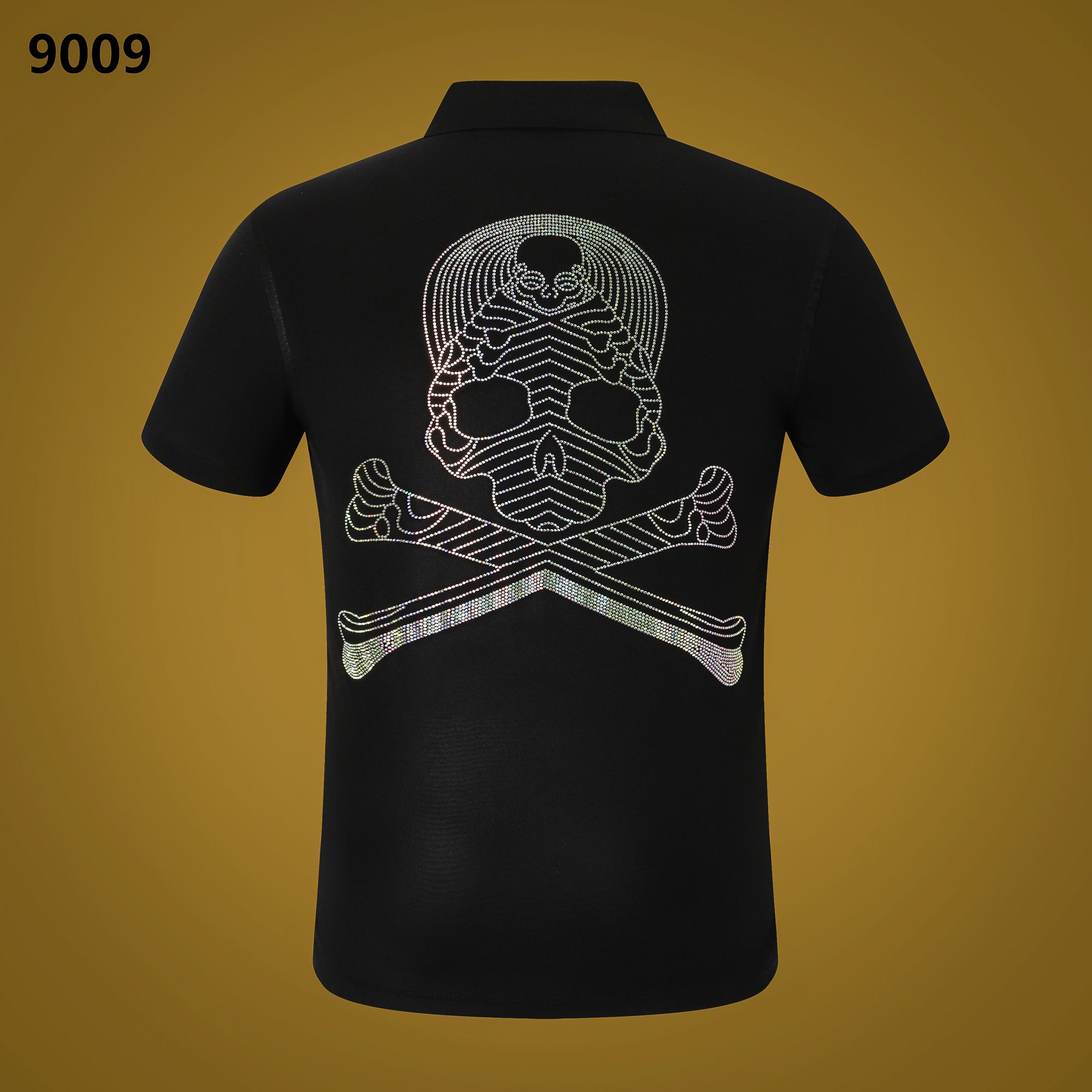 NEW PP Men's Polo Shirt Summer Skull Diamond Phillip Plain Short Sleeve Designer T Shirt Harajuku Tee Brand Skulls Print Tops Streetwear PP90091, White
NEW PP Men's Polo Shirt Summer Skull Diamond Phillip Plain Short Sleeve Designer T Shirt Harajuku Tee Brand Skulls Print Tops Streetwear PP90091, White