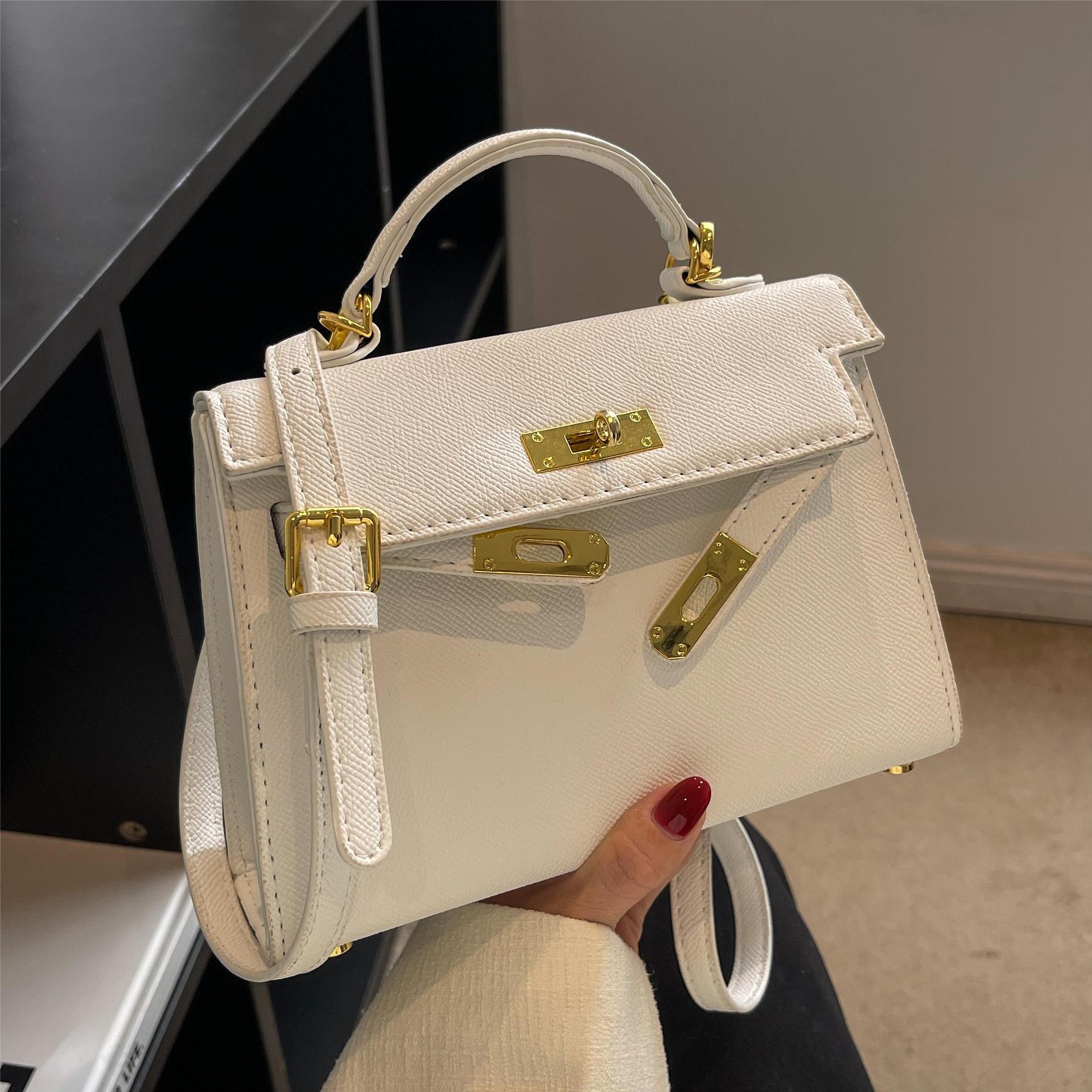 Fashion Popular Handbag New Women's Bag Western Style All-Matching Crossbody Bags 21cm