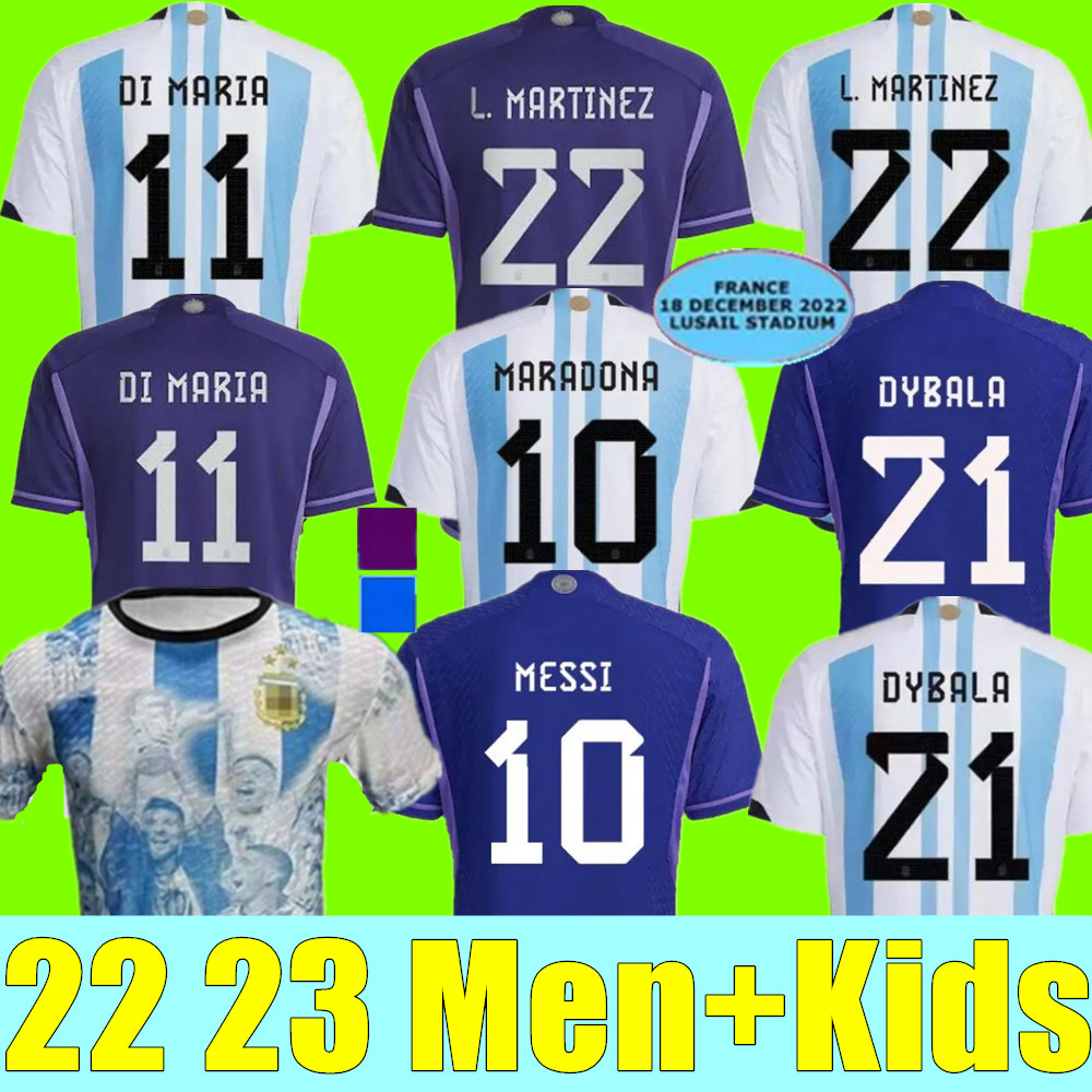 Argentina 3 star soccer Jerseys final Fan player 2023 22 23 ENZO ALVAREZ DI MARIA MESSIS kids kit Men football shirt TAGLIAFICO MARADONA MARTINEZ signed, Home adult 3-star champion
Argentina 3 star soccer Jerseys final Fan player 2023 22 23 ENZO ALVAREZ DI MARIA MESSIS kids kit Men football shirt TAGLIAFICO MARADONA MARTINEZ signed, Home adult 3-star champion