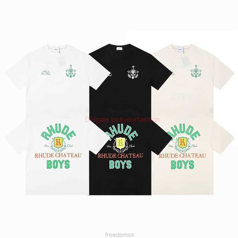 Designer Fashion Clothing Tees Tshirt Rhude Summer New Logo Letter Printing Couple Loose Cotton High Street Fashion Brand Short Sleeve Tshirt Cotton Streetwear Top, Black
Designer Fashion Clothing Tees Tshirt Rhude Summer New Logo Letter Printing Couple Loose Cotton High Street Fashion Brand Short Sleeve Tshirt Cotton Streetwear Top, Black