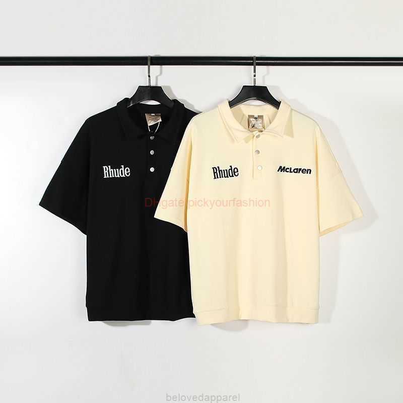 Designer Fashion Clothing Tees Tshirt Rhude Co Branded Mclaren Mclaren Polo Shirt Sports Fashion Brand Mens Womens Summer Lapel American Short Sleeved Tshirts Cott, Apricot w107
Designer Fashion Clothing Tees Tshirt Rhude Co Branded Mclaren Mclaren Polo Shirt Sports Fashion Brand Mens Womens Summer Lapel American Short Sleeved Tshirts Cott, Apricot w107