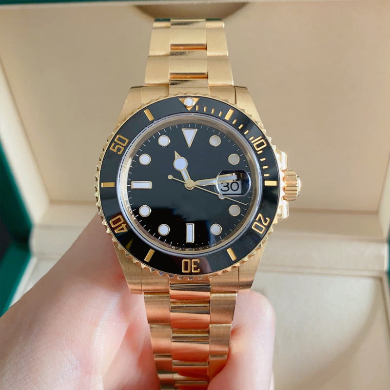 ROLEj black dial mens watch diving 40mm automatic machine 904L stainless steel sapphire luminous waterproof Montre De Luxe DHgate gift submarine Watch With box
ROLEj black dial mens watch diving 40mm automatic machine 904L stainless steel sapphire luminous waterproof Montre De Luxe DHgate gift submarine Watch With box