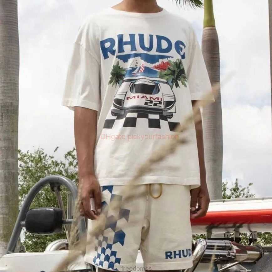 Designer Fashion Clothing Tees Tshirt Ss American Fashion Brand Rhude Formula F1 Racing Miami Station Limited Print Short Sleeve Tshirt Handsome Men Women Cotton St, White
Designer Fashion Clothing Tees Tshirt Ss American Fashion Brand Rhude Formula F1 Racing Miami Station Limited Print Short Sleeve Tshirt Handsome Men Women Cotton St, White
